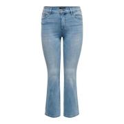 Bijgesneden jeans Only Carmakoma , Blue , Dames