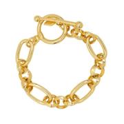 Women`s Chunky T-Bar Bracelet Nialaya , Yellow , Dames