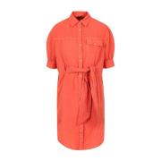 Shirt Dresses Fay , Orange , Dames