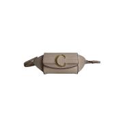 Pre-owned Leather crossbody-bags Chloé Pre-owned , Beige , Dames