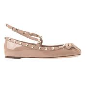 Rockstud Ballerina Valentino Garavani , Pink , Dames