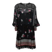 Zwarte Viscose Jurk Ss21 Philosophy di Lorenzo Serafini , Black , Dame...