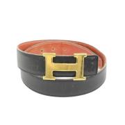 Tweedehands riem Hermès Vintage , Black , Dames