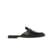 Enrico Zwart Horsebit Mule Scarosso , Black , Heren