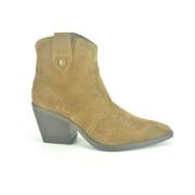 Cognac daim TexasBotje 5cm Nerogiardini , Brown , Dames