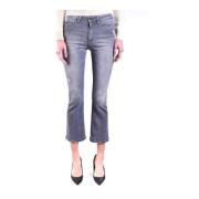 Cropped Jeans Dondup , Gray , Dames