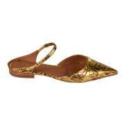 Flat Sandals Malone Souliers , Yellow , Dames