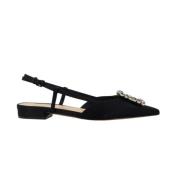 Stijlvolle Stoffen Ballerina Ballerina Roberto Festa , Black , Dames