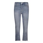Bootcut Cropped Jeans Frame , Blue , Dames