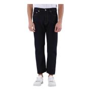 Cropped Trousers Mauro Grifoni , Blue , Heren