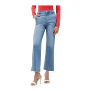 Jeans pant.filetti cropped h.w. Liu Jo , Blue , Dames