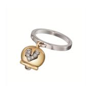 Belvormige Gouden en Gele Diamanten Ring Chantecler , Gray , Dames