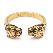 Men's Gold Panther Ring Nialaya , Yellow , Heren