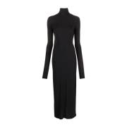 Knitted Dresses Amazuin , Black , Dames