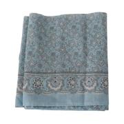 Zijden Bandana Wrap Shawl Sjaal Ermanno Scervino , Blue , Heren