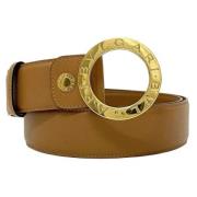 Pre-owned Leather belts Bvlgari Vintage , Brown , Dames