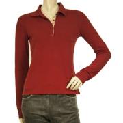 Pre-owned Cotton tops Burberry Vintage , Red , Dames