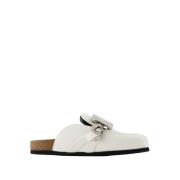 Witte Leren Gourmet Loafers - Stijl 17031-100 JW Anderson , White , Da...