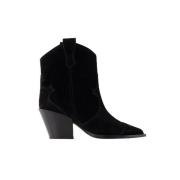 Leather boots aeyde , Black , Dames