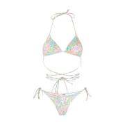 Pastel Neon Floral Kostuum Reina Olga , Multicolor , Dames