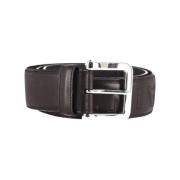Pre-owned Leather belts Saint Laurent Vintage , Black , Unisex