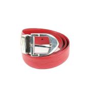 Tweedehands riem Louis Vuitton Vintage , Red , Dames