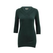 Pre-owned Wool tops Maison Margiela Pre-owned , Green , Dames