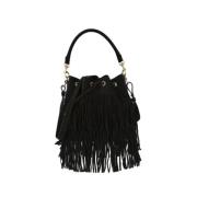 Fabric handbags Saint Laurent , Black , Dames