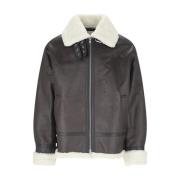 Leather Jackets Dunst , Brown , Heren