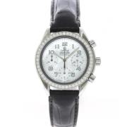 Pre-owned Leather watches Omega Vintage , White , Dames