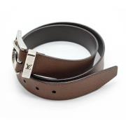 Pre-owned Leather belts Louis Vuitton Vintage , Brown , Dames