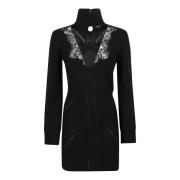 Knitted Dress Blumarine , Black , Dames