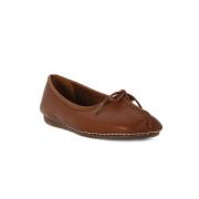 Ballerina freckle dk tan Clarks , Brown , Dames