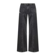 D-Akii A12808 L.32 jeans Diesel , Black , Dames