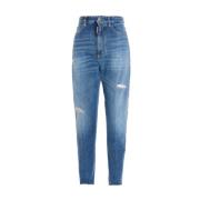 Casual Loose Fit Denim Jeans Dsquared2 , Blue , Dames