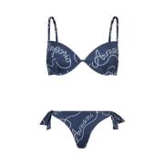 Stijlvolle bikini voor strand- en zwemavonturen Emporio Armani , Blue ...