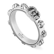 Ybc554303001 - 18kt witgoud, diamanten - GG Running ring in 18kt witgo...