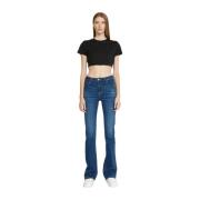 Wijde pijp jeans John Richmond , Blue , Dames