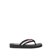 Erfgoed Logo Flip Flops Kenzo , Black , Dames