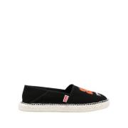 Zwarte platte schoenen - Heren Espadrilles Kenzo , Black , Heren