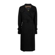 Waterdichte Trenchcoat Max Mara , Black , Dames