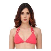 Fuchsia Statement Bikini Moschino , Pink , Dames