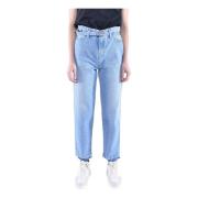 Flexi Maddie 5 Mom Jeans Pinko , Blue , Dames