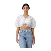 Stijlvolle Tramato Top Pinko , White , Dames