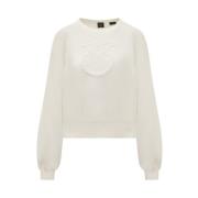 Stijlvolle Sweaters voor Vrouwen Pinko , White , Dames