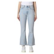 Geknipte Flared Jeans Polo Ralph Lauren , Blue , Dames