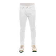 Slim-fit Jeans Hdn White Stretch Polo Ralph Lauren , White , Heren