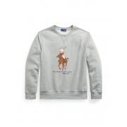 Grijze Polo Player Teddy Bear Sweatshirt Polo Ralph Lauren , Gray , He...