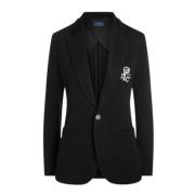 Iconische Polo Ralph Lauren Blazer Polo Ralph Lauren , Black , Dames