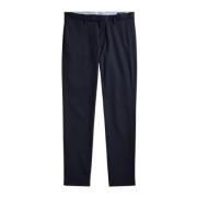 Navy Blauwe Stretch Slim Fit Chino Broek Polo Ralph Lauren , Blue , He...